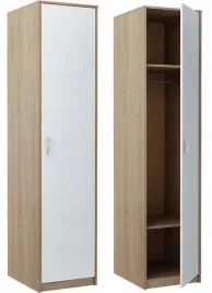 szafa-slupek-z-polkami-i-drazkiem-sz07sonoma-bialy