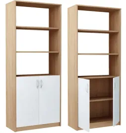 regal-biurowy-na-segregatory-dab-sonoma-bialy-r007