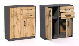 komoda-szafka-k020-polka-szuflady-grafit-wotan