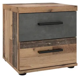 szafka-nocna-winnie-wnk08-z-2-szufladami-styl-loft-forte