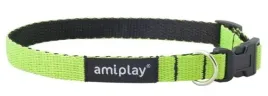 amiplay-or-twist-or-obroza-regulowana-dla-psa-or-zielona-m-25-40-x-1-5cm