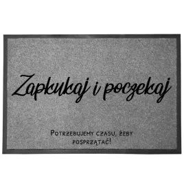wycieraczka-wejsciowa-pod-drzwi-60x40-monochrom-szara-zapkukaj-i-poczekaj