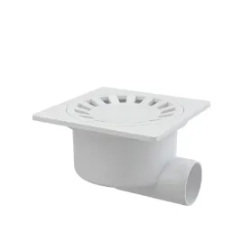 kratka-sciekowa-150x150-50mm-biala-syfon-mokry-odplyw-boczny