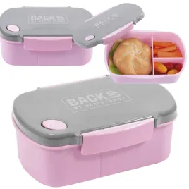 sniadaniowka-lunchbox-rozowo-szara-3-przegrodki-b36-500ml