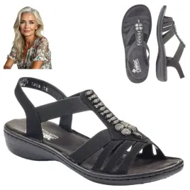 sandaly-damskie-sportowe-plaskie-37-rieker-czarne-wygodne-eleganckie-niskie