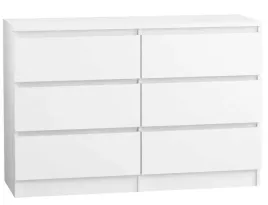 komoda-100-cm-6-szuflad-biala