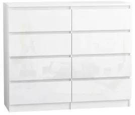 komoda-100-cm-8-szuflad-korpus-bialy-mat-fronty-polysk