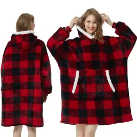 bluza-koc-kocobluza-oversize-gruba-z-kapturem-uniwersalan-krata-czerwona