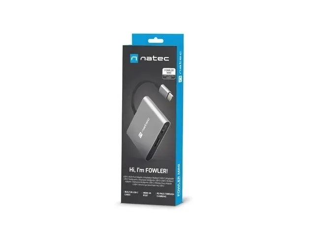 hub-usb-natec-fowler-multi-port-mini-usb-c-pd-usb-waga-z-opakowaniem-0-06-kg-stan-opakowania-oryginalne