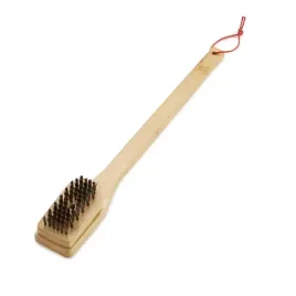 Zdjęcie produktu Bambusowa szczotka do czyszczenia rusztu 46 cm Weber stal nierdzewna