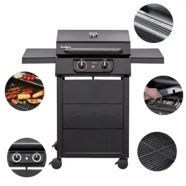 Zdjęcie produktu Grill elektryczny ogrodowy stojący duży eCrave 2 Enders 2,6kW termometr