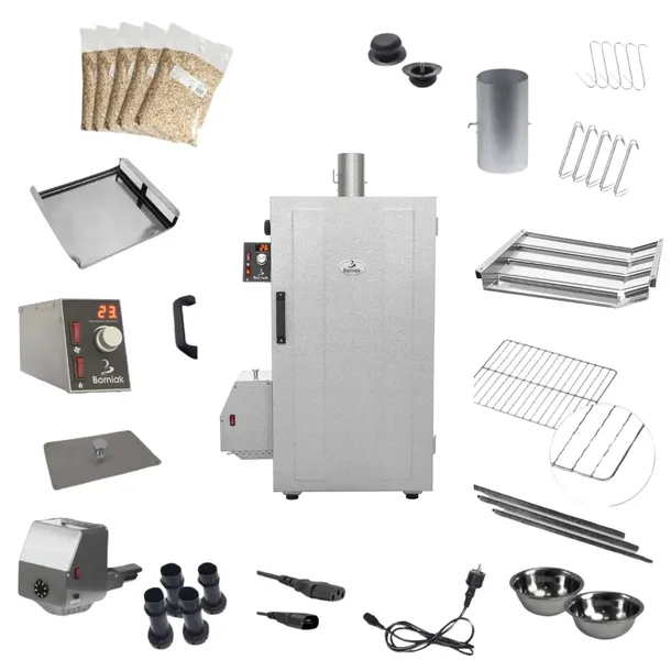 Wędzarnia domowa elektryczna metalowa cyfrowa Borniak Simple UWD-70 v1.4