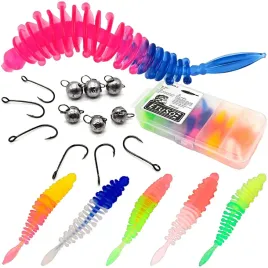 gumy-przynety-podlodowe-na-okonia-5cm-czeburaszki-haczyki-zestaw-42szt