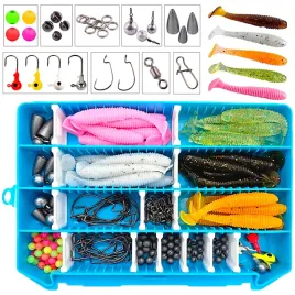 gumy-akcesoria-etuso-177szt-zestaw-przynet-drop-shot-texas-carolina-rig-jig