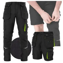 spodnie-robocze-meskie-odpinane-nogawki-czarne-monterskie-2w1-mocne-ripstop
