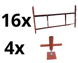 rusztowanie-warszawskie-ramka-standard-16-sztuk-4-stopki-zestaw