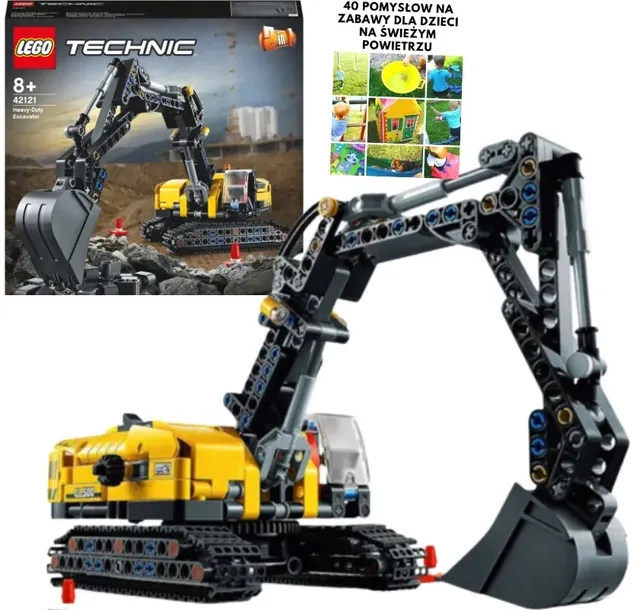 lego-technic-42121-wytrzymala-koparka-stan-nowy-marka-lego