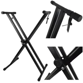 stojak-na-keyboard-statyw-na-kibord-regulowany-podwojny-31-96cm-uniwersalny