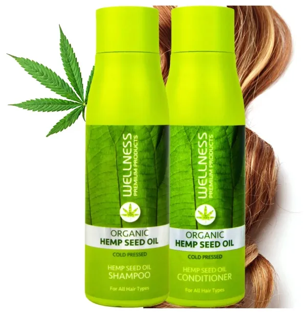 SZAMPON ODŻYWKA Do Włosów WELLNESS Zestaw 2x500ml Nawilża Regeneruje Odżywi