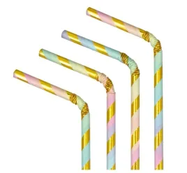 slomki-papierowe-pastelowe-zlote-paski-10-szt-zloty-slomka-party-disco