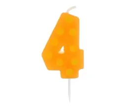 swieczka-urodzinowa-na-tort-cyfra-4-pomaranczowa-w-grochy-6-cm-urodziny