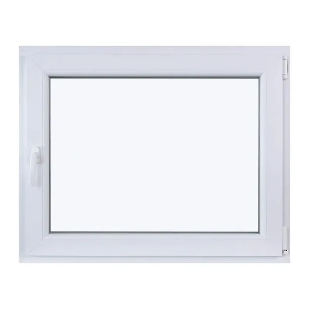 OKNO PCV PRAWE 80 X 60 / 800 X 600 OKNO RU BIAŁE DWUSZYBOWE / MOSKITIERA