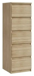komoda-chelsea-chlk452-5-szuflad-dab-sonoma-waska-i-stylowa-forte