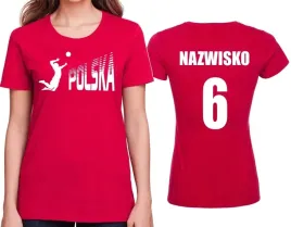 damska-koszulka-kibica-reprezentacji-nazwisko-nr-pilkarska-siatkowka