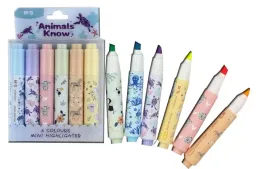 zakreslacze-mini-animals-planet-6kol-mandg