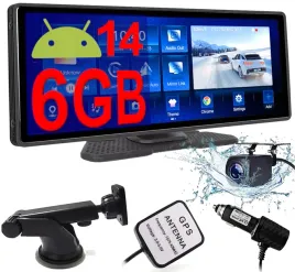 ekran-samochodowy-rejestrator-carplay-radio-kamera-nawigacja-android-14-6gb
