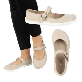 baleriny-barefoot-damskie-olivier-1286-skorzane-na-klamerke-bezowe-41