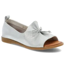 cambell-00656sl-srebrne-baleriny-letnie-sandaly-skorzane-modne-r-37