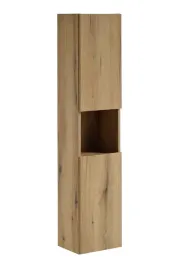 szafka-lazienkowa-wysoka-140-cm-dab-slupek-2-drzwi-push-to-open