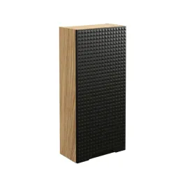 szafka-lazienkowa-wiszaca-35-cm-czarna-dab-3d-1-drzwi-nowoczesna