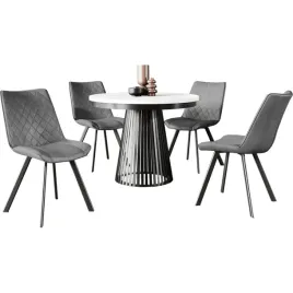 stol-rozkladany-100-176-cm-lamelio-bialy-czarne-nogi-4-krzesla-luxi