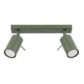 lampa-sufitowa-podwojna-zielona-listwa-30-cm-2-reflektorki-ruchome-sollux