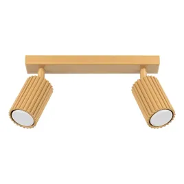 lampa-sufitowa-nowoczesna-zlota-listwa-30-cm-2-reflektorki-karbowane-sollux