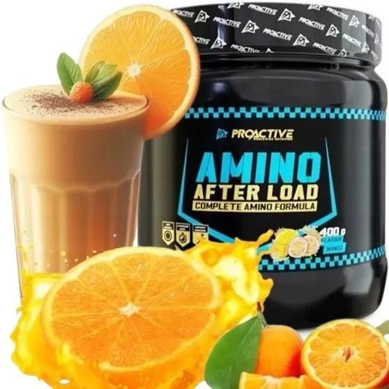 AMINOKWASY BCAA glutamina tauryna ProActive Amino After 400g POMARAŃCZA