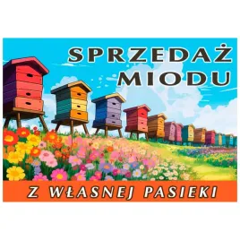 tablica-reklamowa-xl-sprzedaz-miodu-z-wlasnej-pasieki
