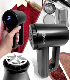 golarka-do-ubran-przenosna-akumulatorowa-pojemnik-kabel-usb-wyswietlacz-led