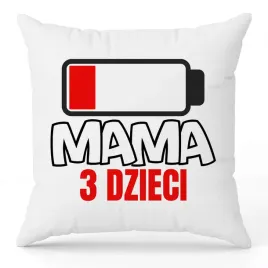poduszka-biala-ozdobna-40cmx40cm-mama-3-dzieci-dzien-mamy-dla-mamy-prezent