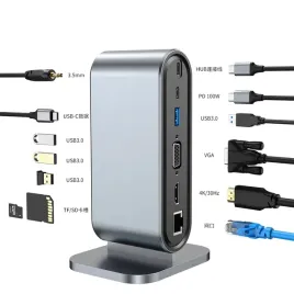 rozgaleziacz-usb-hub-przejsciowka-usb-c-12w1-4xusb-hdmi-sd-vga-jack-lan