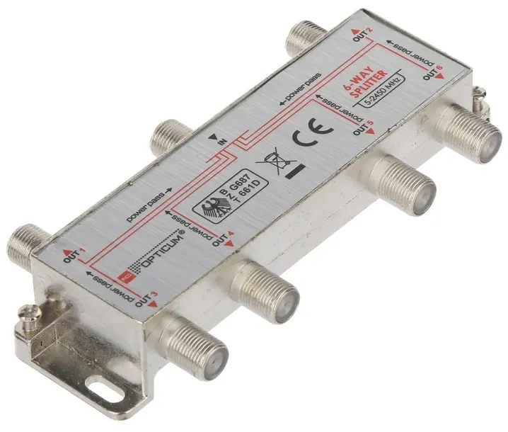 rozgaleznik-1-6-dvb-t-sat-6x1-stan-nowy-marka-opticum