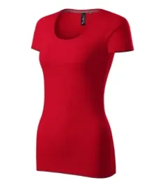 elastyczna-koszulka-damska-slim-fit-bawelna-czerwona-action-roz-l