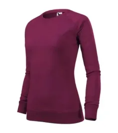 dopasowana-damska-bluza-bez-kaptura-merger-tkanina-terry-red-plum-xs