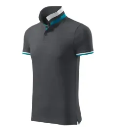 koszulka-pique-polo-meska-polowka-collar-up-100percent-bawelna-szara-l