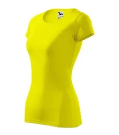 elastyczna-koszulka-damska-bawelniana-glance-cytrynowa-slim-fit-roz-m