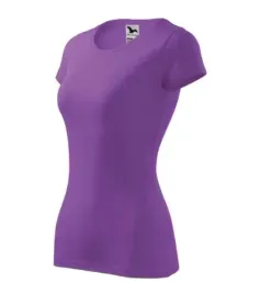 elastyczna-koszulka-damska-bawelniana-glance-fioletowa-slim-fit-roz-m