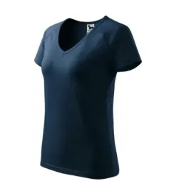 elastyczna-damska-koszulka-bawelna-malfini-dream-slim-fit-granatowa-2xl