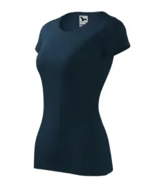 elastyczna-koszulka-damska-bawelniana-glance-granatowa-slim-fit-roz-l